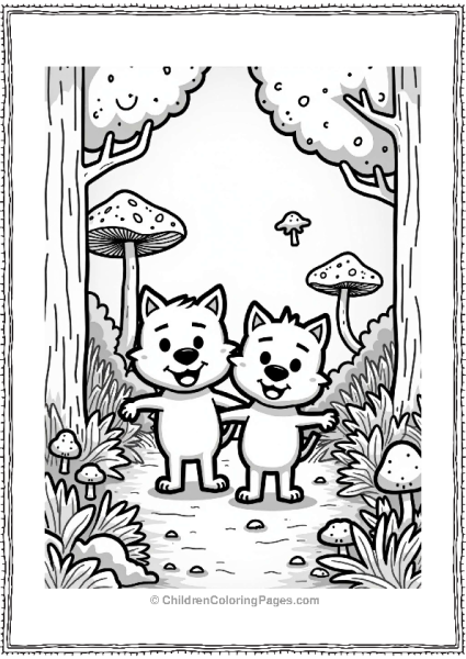 Nickelodeon CatDogs Wild Forest Adventure Free PDF Printable