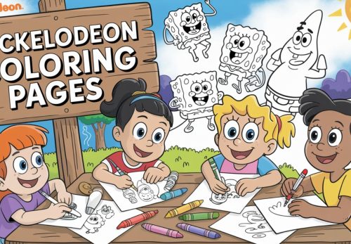 Nickelodeon Coloring Pages – Free PDF Printables 🧡📺🎶🧽