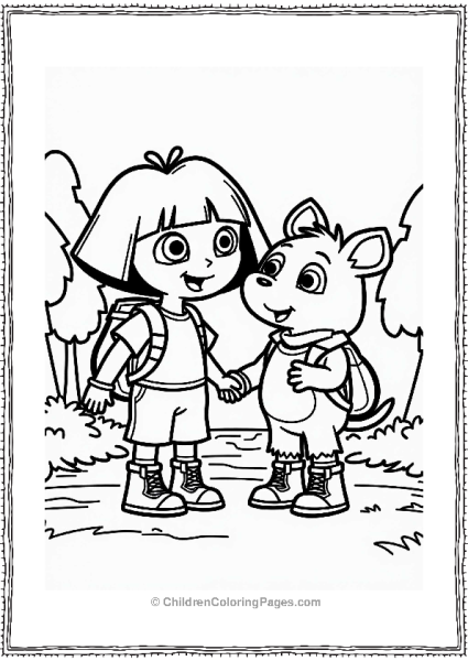 Nickelodeon Dora And Boots Exploring Together Free PDF Printable
