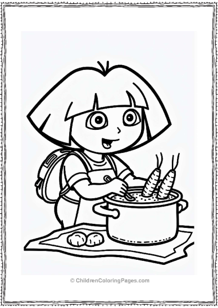 Nickelodeon Dora The Explorer Cooking Soup Free PDF Printable