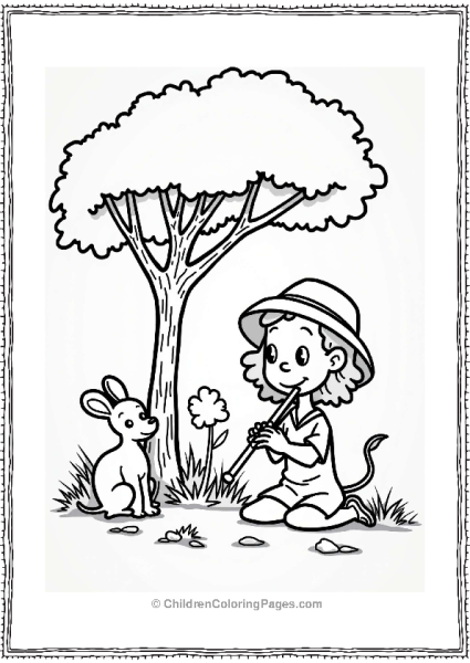Nickelodeon Eliza Thornberry Playing The Flute Free PDF Printable
