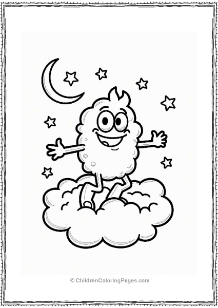 Nickelodeon Nickelodeon Character On A Fluffy Cloud Free PDF Printable