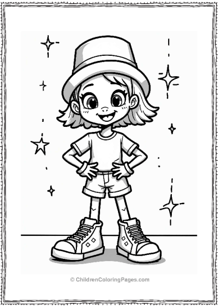 Nickelodeon Nickelodeon Character On Fashion Stage Free PDF Printable