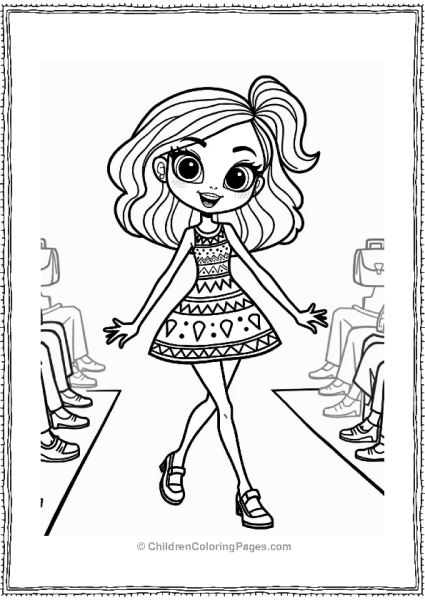 Nickelodeon Nickelodeon Character On The Catwalk Free PDF Printable