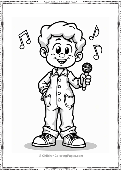 Nickelodeon Nickelodeon Character With Microphone Free PDF Printable
