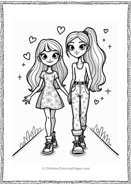 Nickelodeon Nickelodeon Characters On The Runway Free PDF Printable