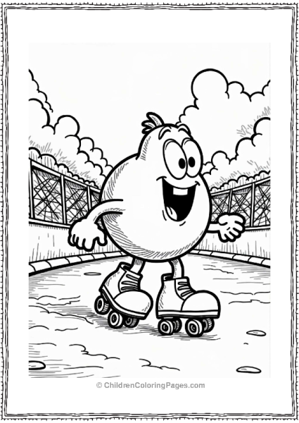 Nickelodeon Nickelodeon Characters Roller Skating Race Free PDF Printable