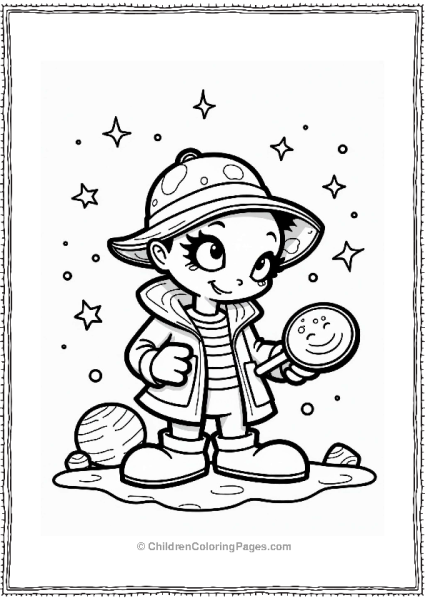 Nickelodeon Playful Alien Detective In Outer Space Free PDF Printable