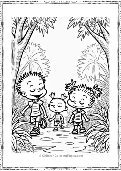 Nickelodeon Rugrats Exploring The Jungle Free PDF Printable