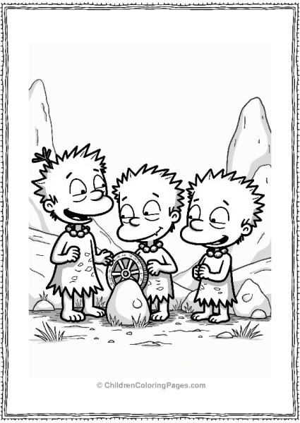 Nickelodeon Rugrats In The Stone Age Free PDF Printable