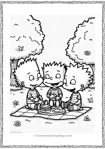 Nickelodeon Rugrats Picnic In The Park Free PDF Printable