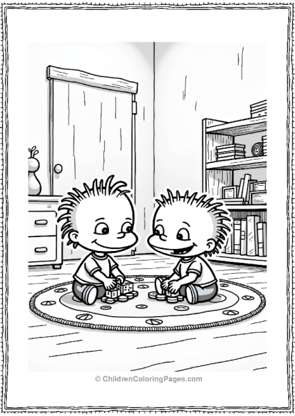 Nickelodeon Rugrats Playroom With Tommy And Chuckie Free PDF Printable