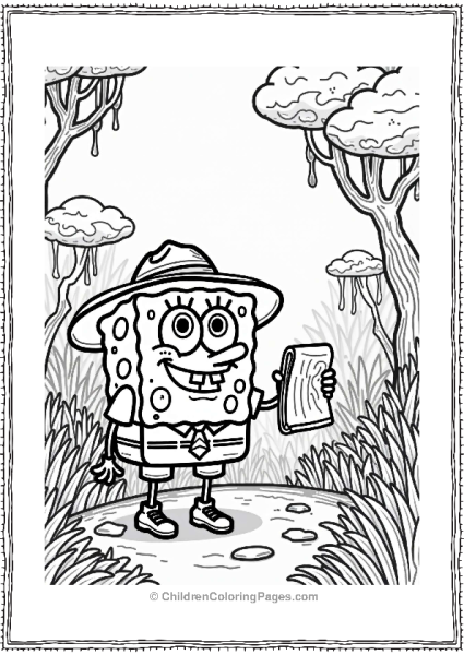 Nickelodeon SpongeBob SquarePants The Brave Explorer Free PDF Printable