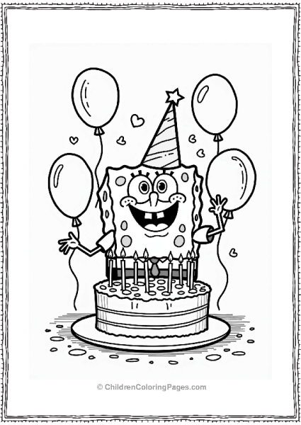 Nickelodeon SpongeBobs Birthday Party Celebration Free PDF Printable