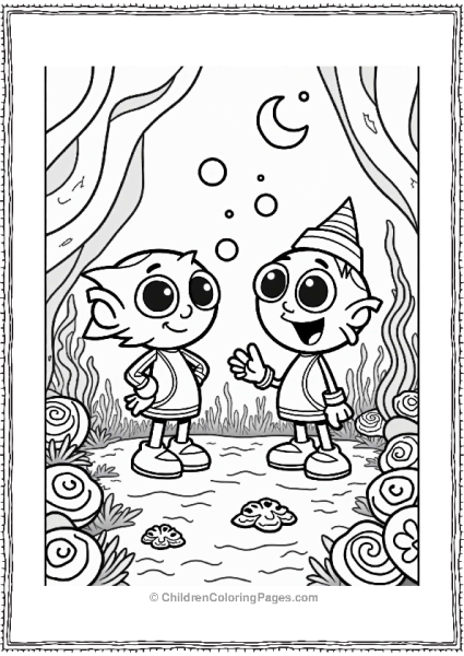 Nickelodeon The Fairly OddParents Underwater Adventure Free PDF Printable