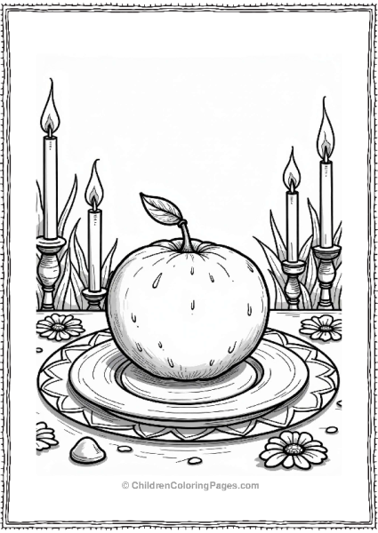 Orange Fruit At A Cultural Celebration Free PDF Printable
