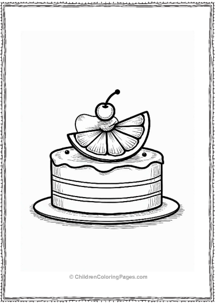 Orange Fruit Dessert Free PDF Printable