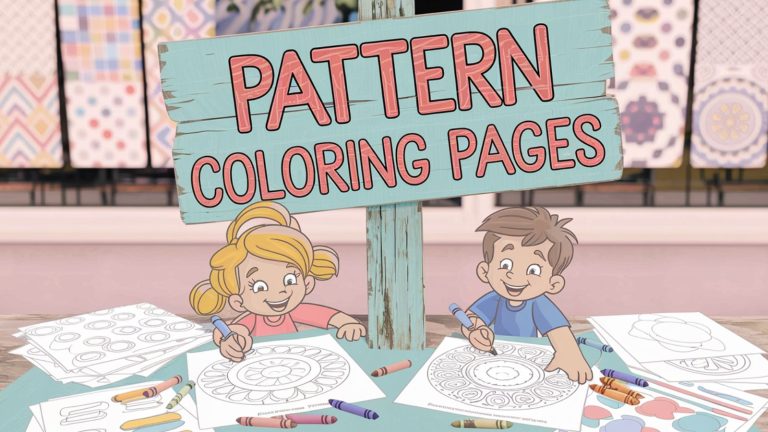 Pattern Coloring Pages