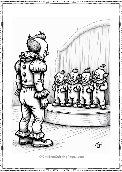 Pennywise At The Clown Show Free PDF Printable