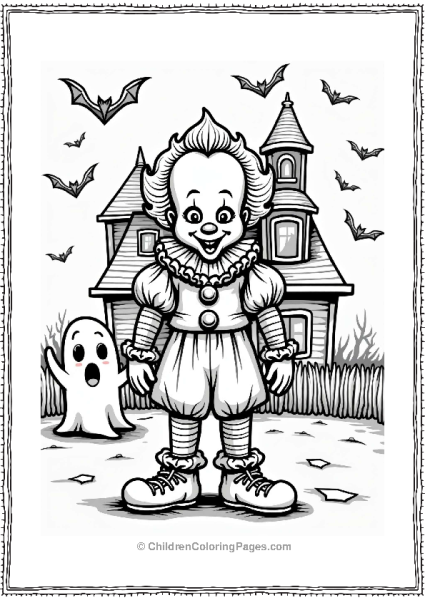 Pennywise In A Haunted House Free PDF Printable