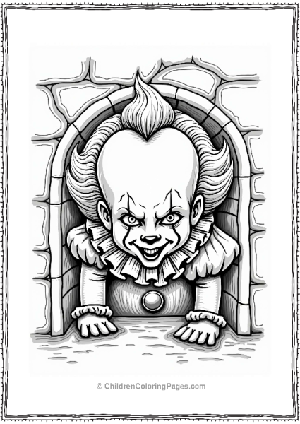 Pennywise In The Shadows Free PDF Printable