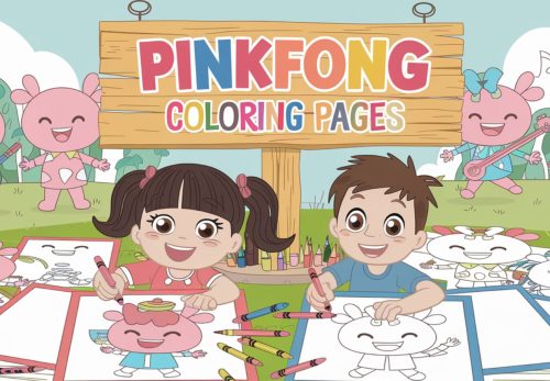 Pinkfong Coloring Pages – Free PDF Printables 🦊🎶🐬🎵💛