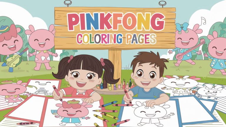 Pinkfong Coloring Pages