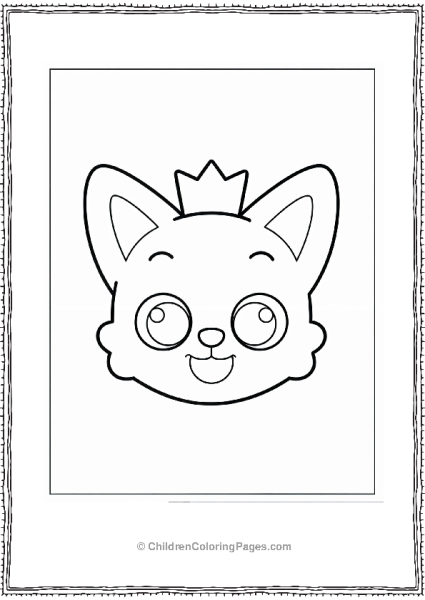 Pinkfong Face Closeup Free PDF Printable