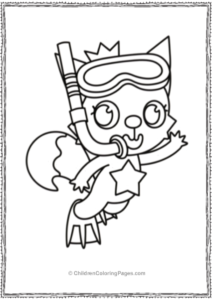 Pinkfong Snorkeling Free PDF Printable