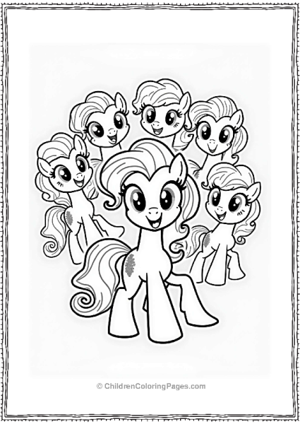 Pinkie Pie And Friends Celebration Free PDF Printable