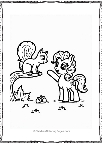 Pinkie Pie And The Curious Squirrel Free PDF Printable