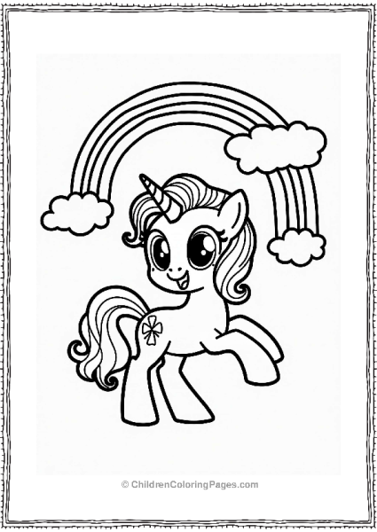 Pinkie Pie And The Rainbow Unicorn Free PDF Printable