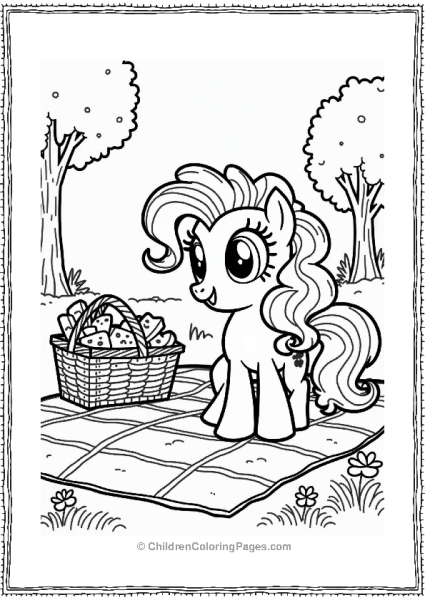 Pinkie Pie At A Picnic Free PDF Printable