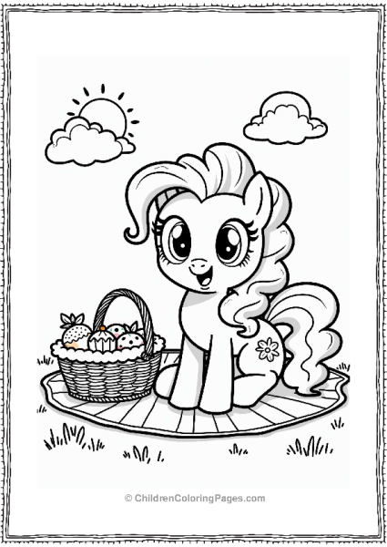 Pinkie Pie At A Summer Picnic Free PDF Printable