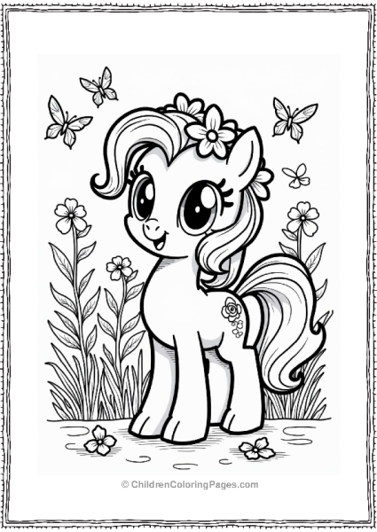 Pinkie Pie At The Spring Festival Free PDF Printable