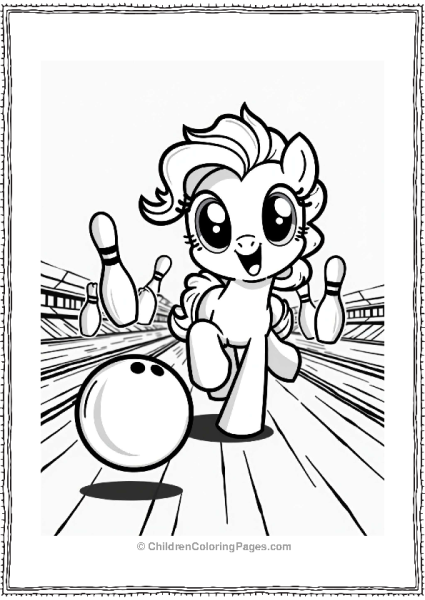Pinkie Pie Bowling With Friends Free PDF Printable
