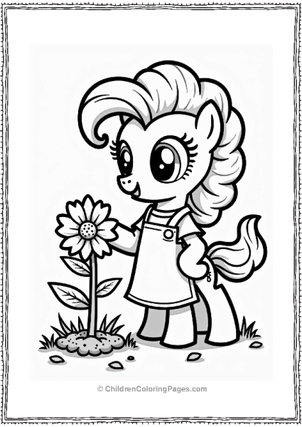 Pinkie Pie Celebrating Earth Day Free PDF Printable
