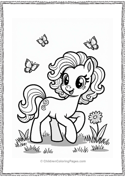 Pinkie Pie Dancing With A Lamb Free PDF Printable