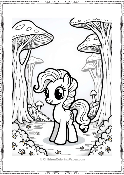 Pinkie Pie Exploring A Magical Forest Free PDF Printable