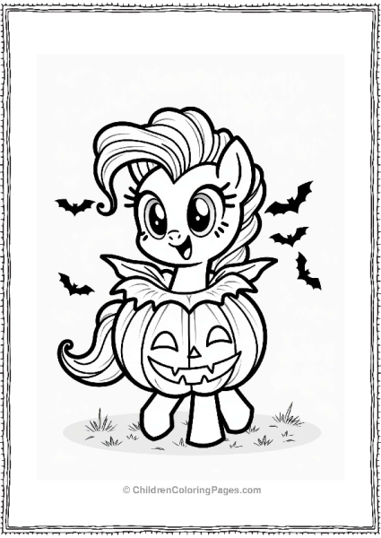 Pinkie Pie In A Halloween Costume Free PDF Printable