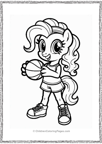 Pinkie Pie In Sports Outfit Free PDF Printable
