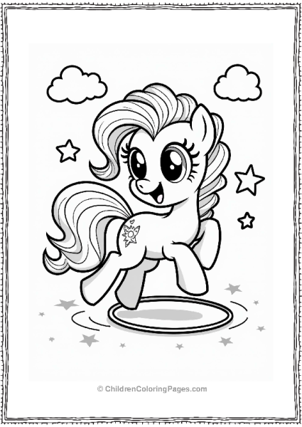 Pinkie Pie Jumping Rope Free PDF Printable