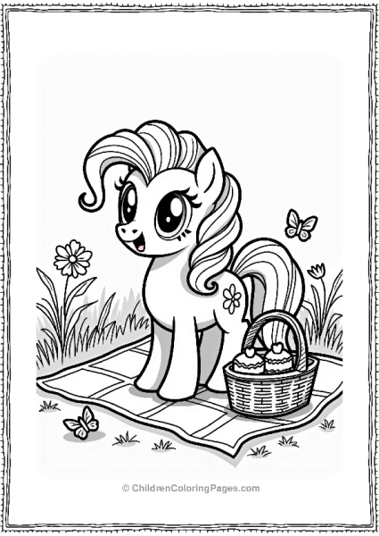 Pinkie Pie On A Picnic Free PDF Printable