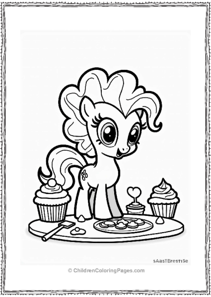Pinkie Pie Playing With Clay Free PDF Printable