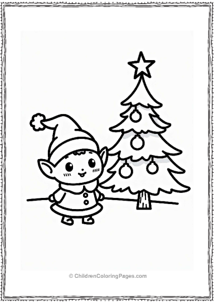 Pochacco As A Christmas Elf Free PDF Printable