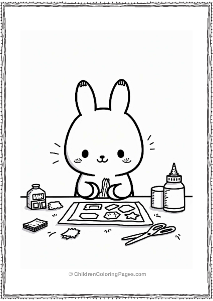 Pochacco Crafting With Paper Free PDF Printable