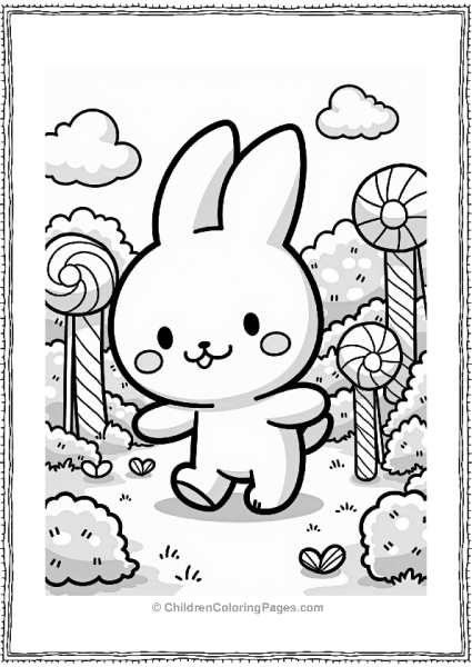 Pochacco In Candy Land Free PDF Printable