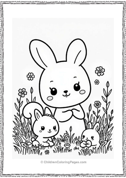 Pochacco Playing With Forest Friends Free PDF Printable