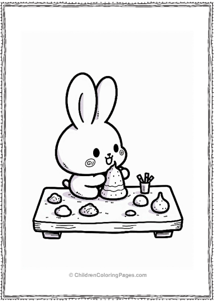 Pochacco Sculpting With Clay Free PDF Printable