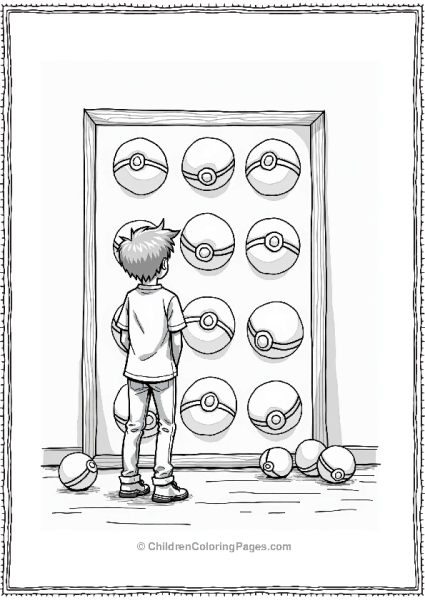Pokeball Collector With Poster Free PDF Printable